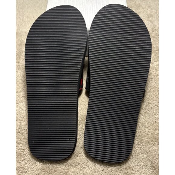 Toronto Raptors & Coors Light Mens Slide Sandals Black Red Graphic Slip-On READ - Picture 7 of 8